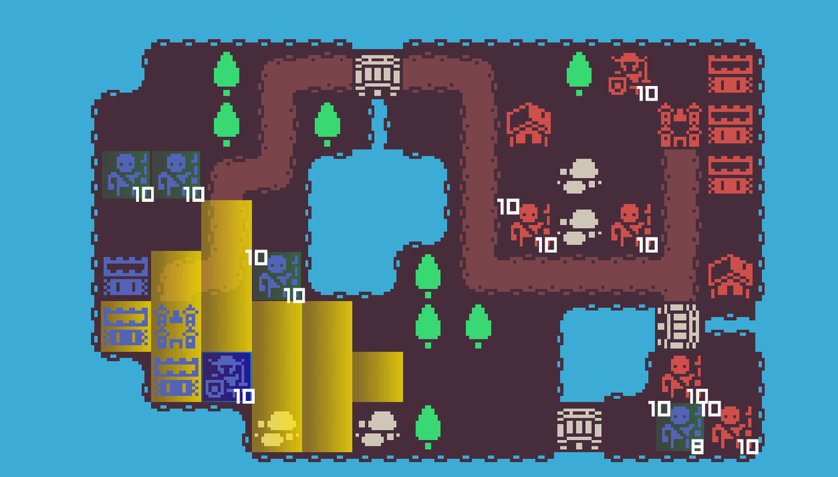 crookedhead_'s tweet photo. The Framework covers all aspects of a turn based game. You can use it to prototype quickly and experiment with different visual styles. Perfect for #indiedev who want to kickstart their #gamedev project! https://t.co/uKmkzE2RZE