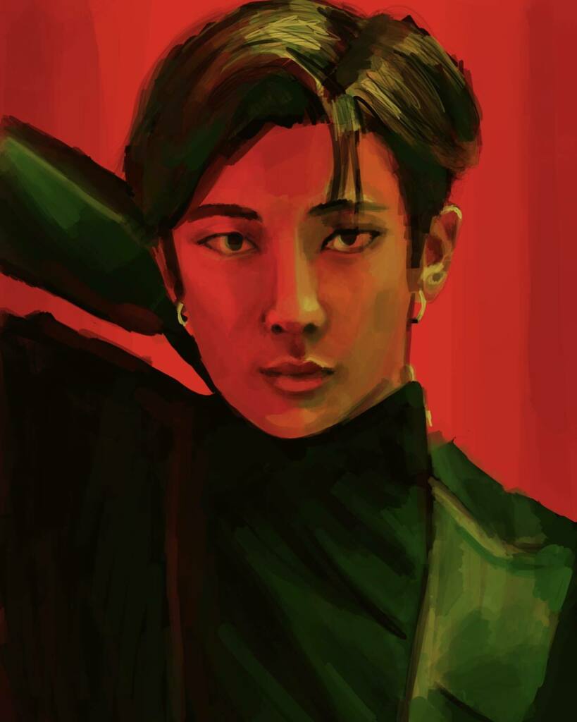 mirindeces's tweet photo. Quick color practice
.
.
.
.
#procreate #applepencil #bts #namjoon #persona #btsarmy #illustration #rm https://t.co/eBfWKPRd6s https://t.co/04jBaB0h2q
