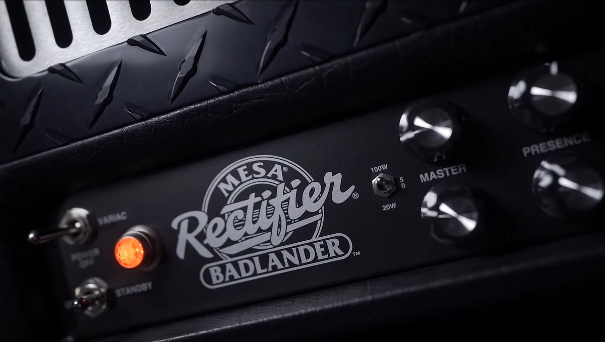 MesaBoogie's tweet photo. Badlander owners, what's your go-to wattage setting?
#MesaBoogie #Badlander100 #Badlander50 https://t.co/1V8yUUCUWN