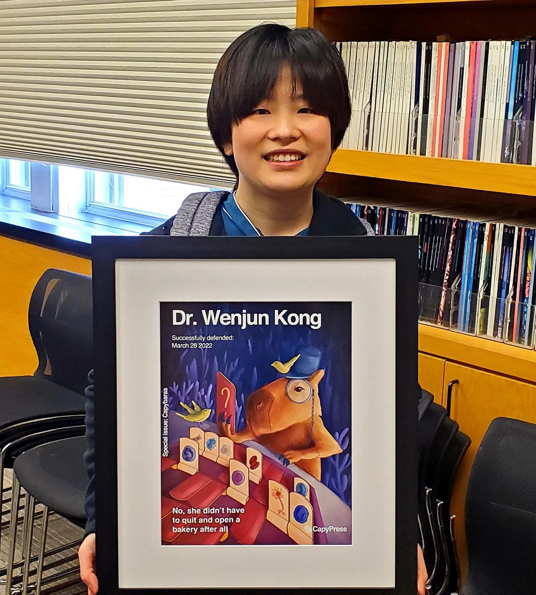 morris_lab's tweet photo. Congratulations Dr. Kong! @WenjunK https://t.co/VX2WOMaHol