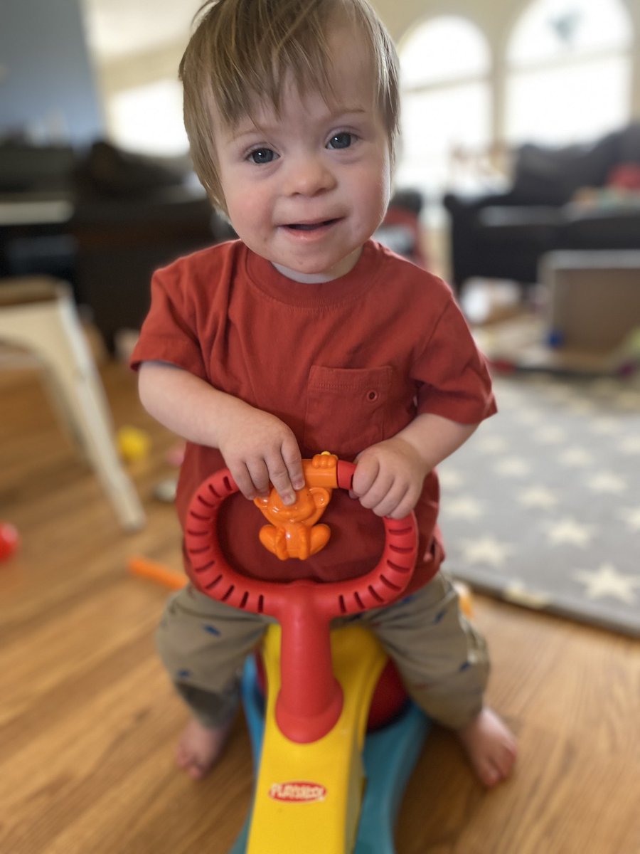 TheResoluteLife's tweet photo. Just some smiles from the wee little man to kick off the week…

Have a great one, y’all!

#IronWill
#DownSyndrome
#JoyIsContagious https://t.co/sPLQjpgIVf