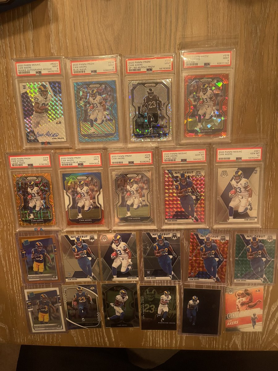 OuterCards's tweet photo. 🔥🏈CAM AKERS LOT RAZZ🏈🔥
Winner takes all!!
$45 @ 10 spots
1.
2.
3.
4.
5.
6.
7.
8.
9.
10.
#thehobby @sports_sell @HobbyConnector @Hobby_Connect  @TheHobby247 @CardboardEchoes @MDRANSOM1 @AfterthedropSC @soflasportsjvh https://t.co/K0PLpPxfvB