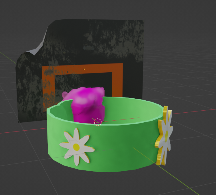 just_joshing25's tweet photo. What do you do when the miniature basketball hoop in your doll house breaks? Fix it with a snap bracelet and gum obviously #gamedev #indiedev  #Blender3d https://t.co/wzea7K3fwj