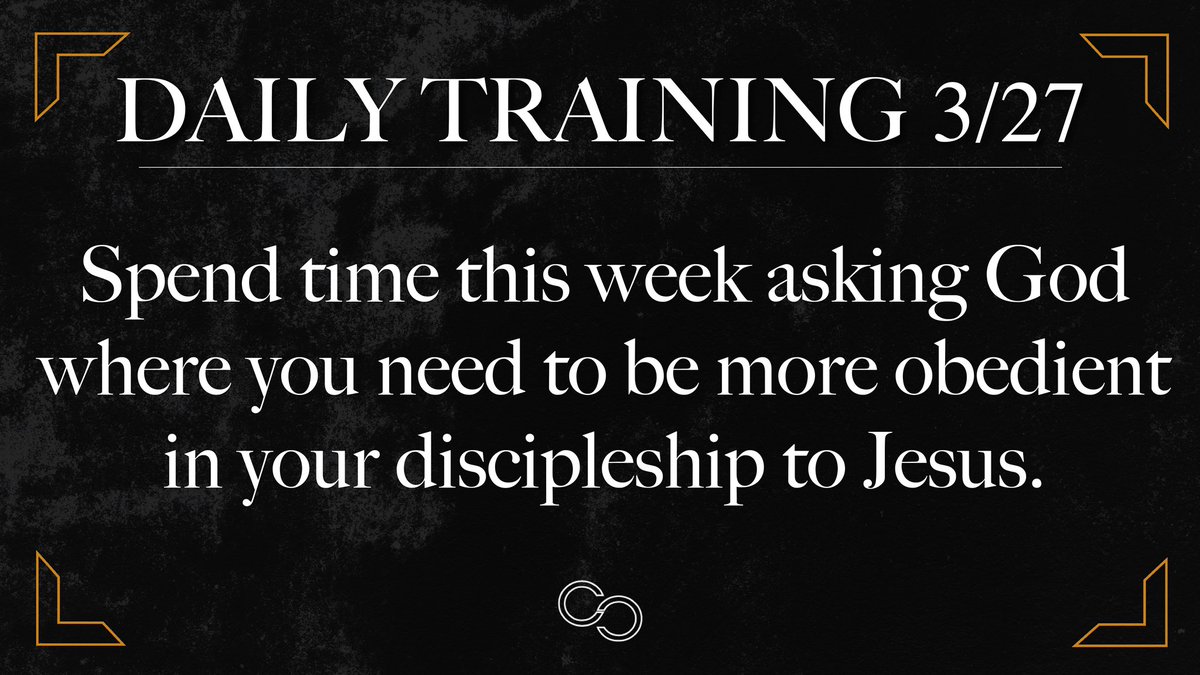 Our Daily Trainings are designed to help you implement action steps from the Sunday message in your life. If you were traveling for break and missed service, you can find it at yourcalvary.info/livestream. #dailytraining #ebenezer