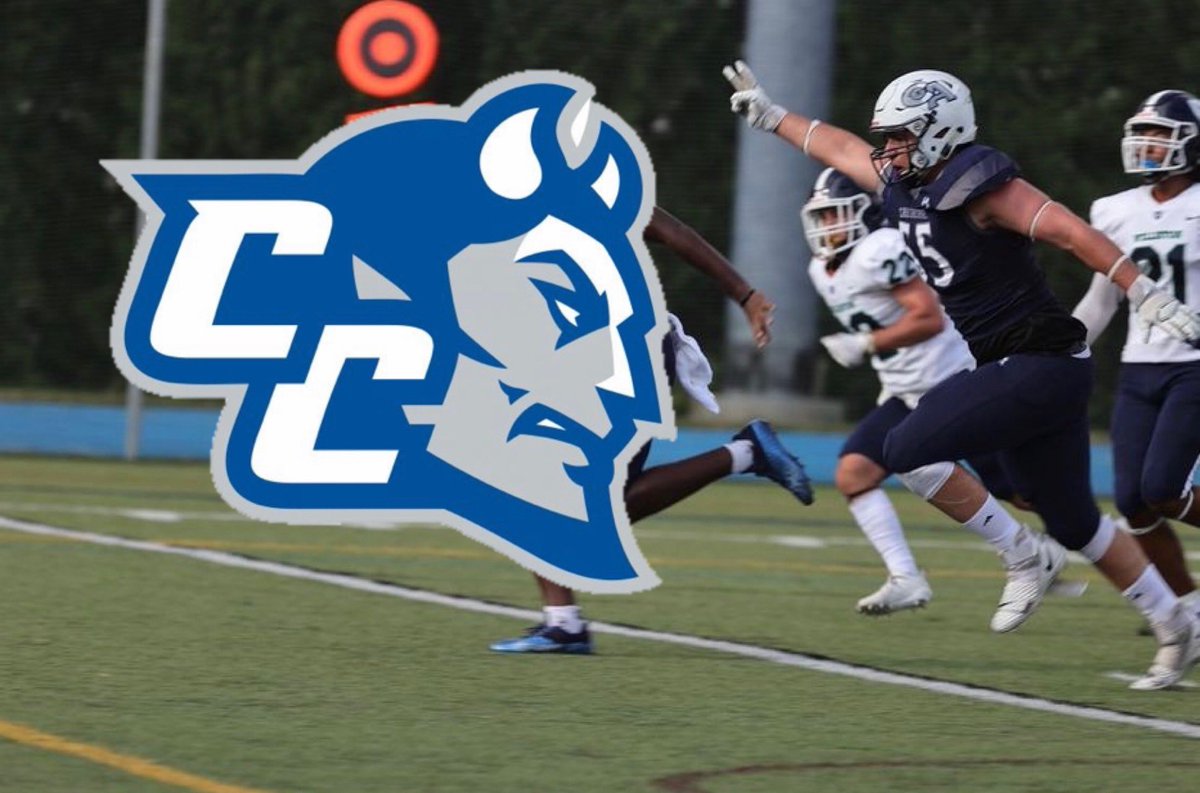 Blessed to announce my commitment to play Division 1 Football at Central Connecticut State University! Thank you to <a href="/Coach_Mehleisen/">Dan Mehleisen</a> @DDykemanXFL <a href="/breakoutathlete/">BreakOut Athlete BOA</a> for helping me get here!! can’t wait to get to work <a href="/CoachStedman/">Dave Stedman</a> <a href="/CoachAmbro315/">Jeff Ambrosie</a> <a href="/Coach_RMcCarthy/">Ryan McCarthy</a>