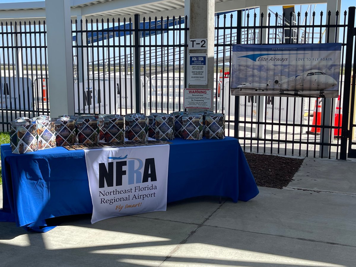 Celebrating inaugural flights between <a href="/portlandjetport/">Portland Jetport</a>  and <a href="/flyust/">FlyUST</a> in St. Augustine Florida. Elite Airways new weekly nonstop service connecting two historic East Coast destinations. Flights start at $199 each way at EliteAirways.com #LovetoFlyAgain