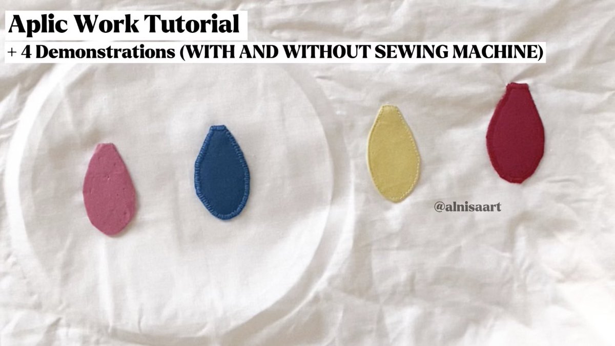 alnisaart's tweet photo. New Youtube Video after a while 💕 Go give it watch if you’re interested in #aplic work and #embroidery !
https://t.co/ab0LiIBFfq https://t.co/oqsB8OUF6a
