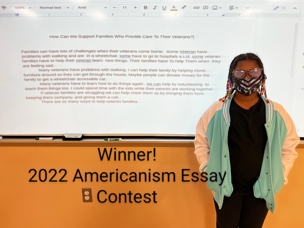 MsCameronTechEd's tweet photo. Another WINNER! @CoebournES #PennDelcoProud #Americanism #HowCanWeHelp #AmericanLegion #RealWorldWriting #PDEAproud https://t.co/IxopcXJS5i