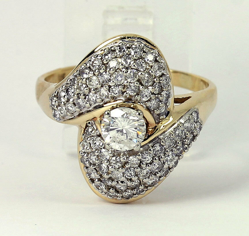 adinajewelers's tweet photo. So gorgeous! 1.50CT diamond cocktail ring in 14K 2-tone yellow gold, featuring a .55CT center stone and 69 round brilliant diamonds. (Size 10 but we can resize it.) #diamondring #diamondcocktailring #cocktailring #diamondjewelry #adinajewelers https://t.co/jcNRBV2d16 https://t.co/fWKJ7UeVtY