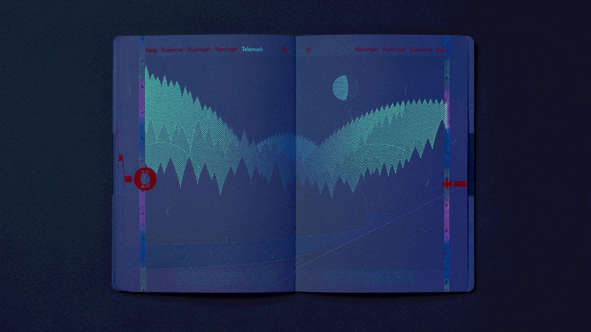 In 2020, Norway held a design competition to redesign their passports.

The winning design is literally so gorgeous. The landscape even changes from day to night under UV.