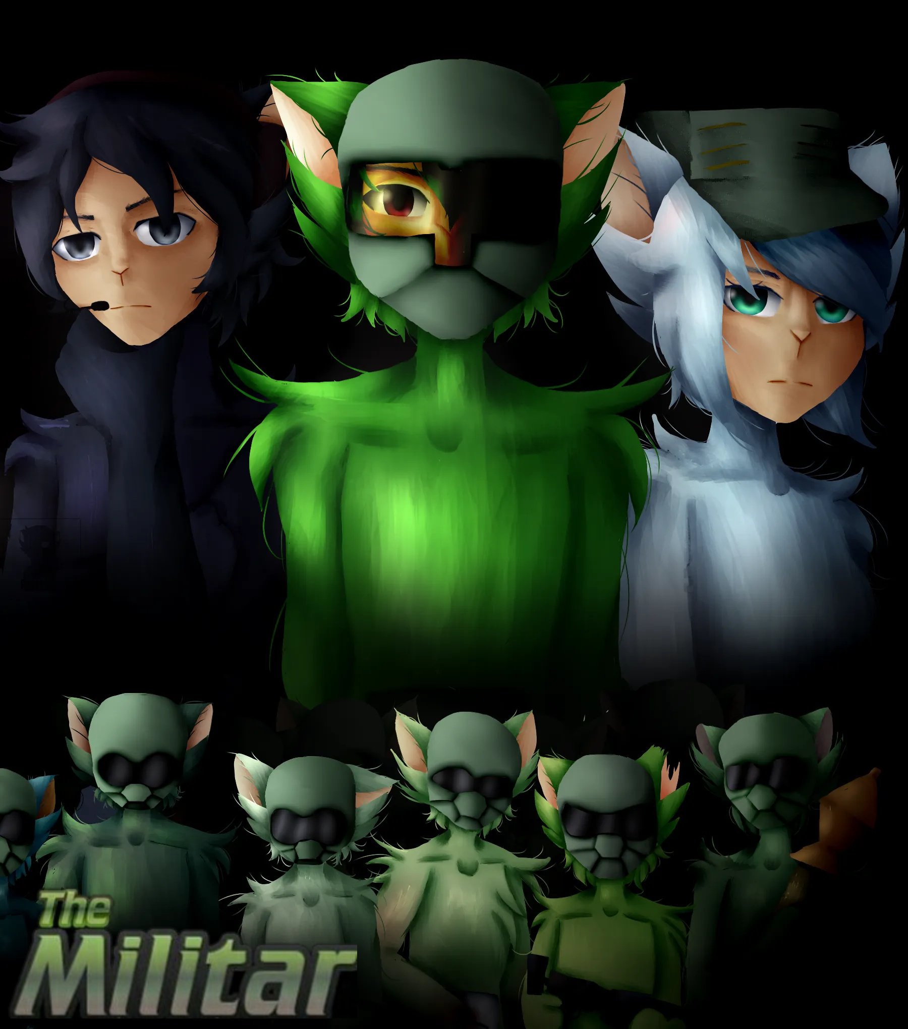 Slendytubbies 3 AU - Miles' Squad Military by Cowffarts on DeviantArt