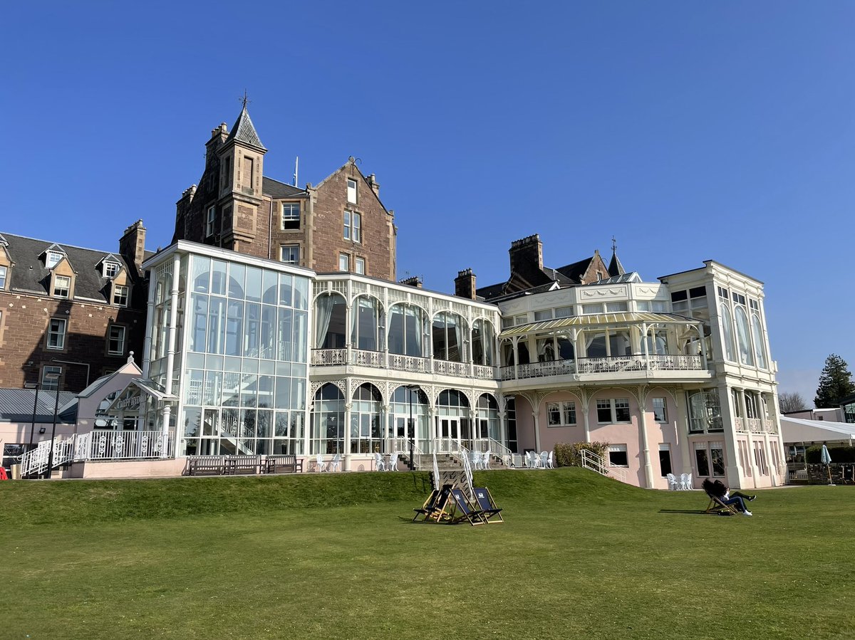 Violajaney's tweet photo. Our first visit back to @CrieffHydro since the pandemic. I was unsure how weโd enjoy it, esp as kids are 2 years older, however it was amazing. Our best stay yet! Excellent food, service& activities+โ๏ธ๐. #GladToBeBack
#Perthshire #Crieff
#MothersDayTreat
#HubbiesBirthday https://t.co/4Tc3GoJ6BZ