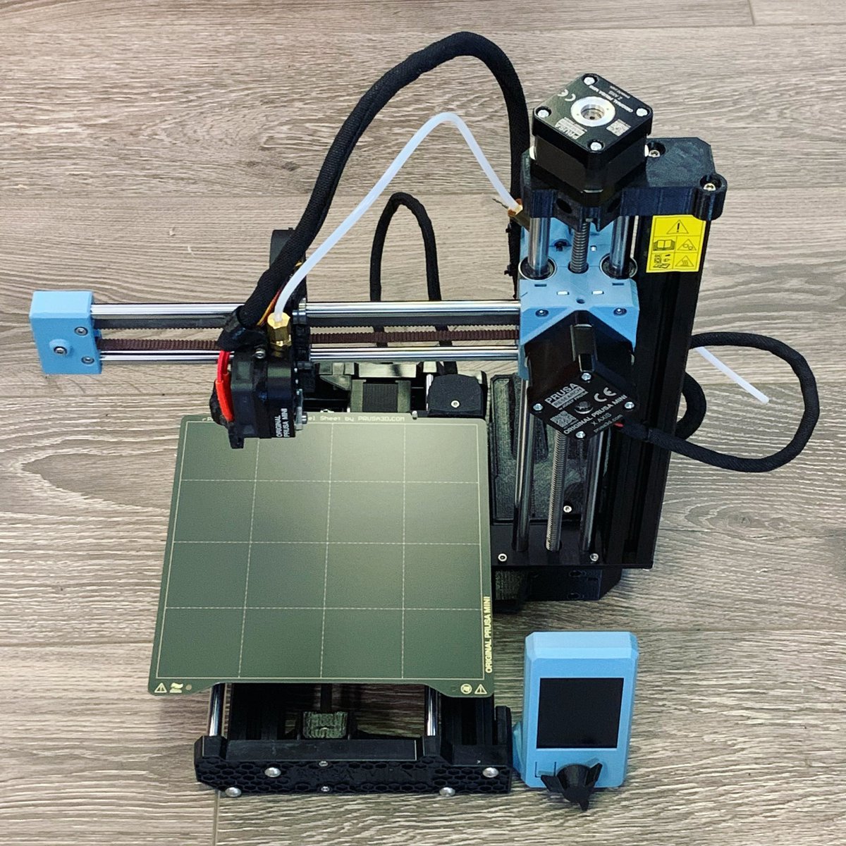 MakerWiz's tweet photo. Yet another epic MINI+ build from our Lab is in Chalky Blue. #3dprinter #prusa #mini+ @josefprusa #petg #chalkyblue @prusament #everyoneisamaker #onlyiamaprinter #makerwiz #inspiringboundlesscreativity #makersgonnamake https://t.co/FeJl3UOaCj