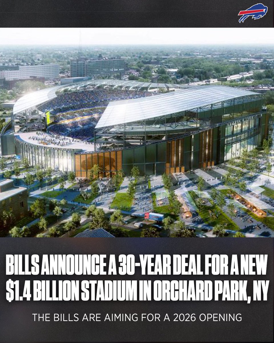 What are your feelings about the Bills building a new stadium? 

(via Empire State Development)