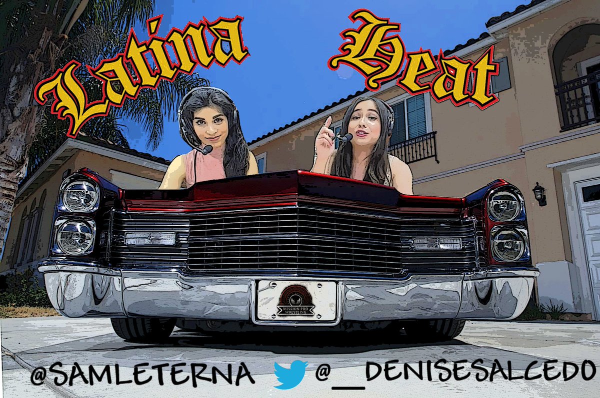 Myndrunner's tweet image. You KNOW Latina Heat is bringing it this Saturday, April 2nd for #MPWBangerzOnly 

The TREMENDOUS Commentary team of 
Sam "Latina Tea" Leterna 
&amp;amp; 
"Hollywood" Denise Salcedo 

Are you ready for @MissionProWres ???