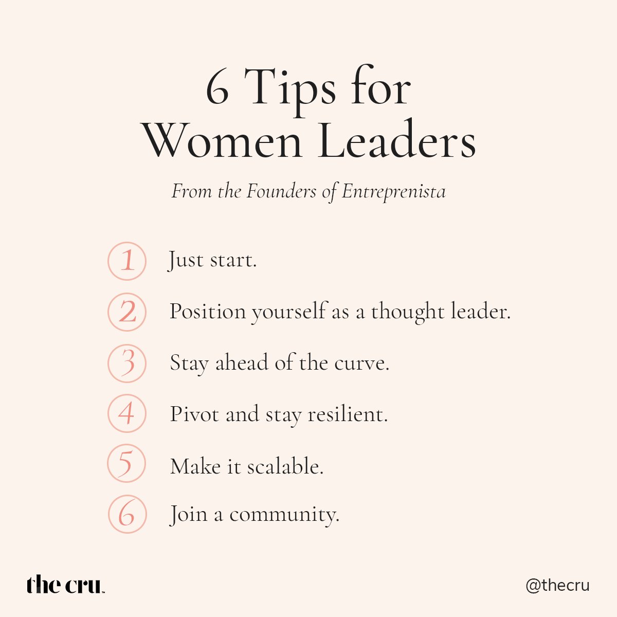 If you are a woman, you are a leader. So, which one of these tips are you going to be putting into practice?