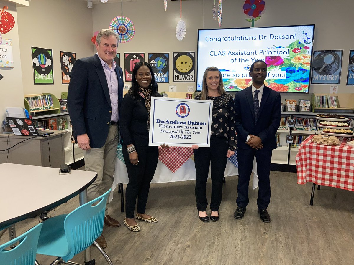Congratulations to Dr. Datson Elementary Assistant Principal of the Year #CLAS #AAESA