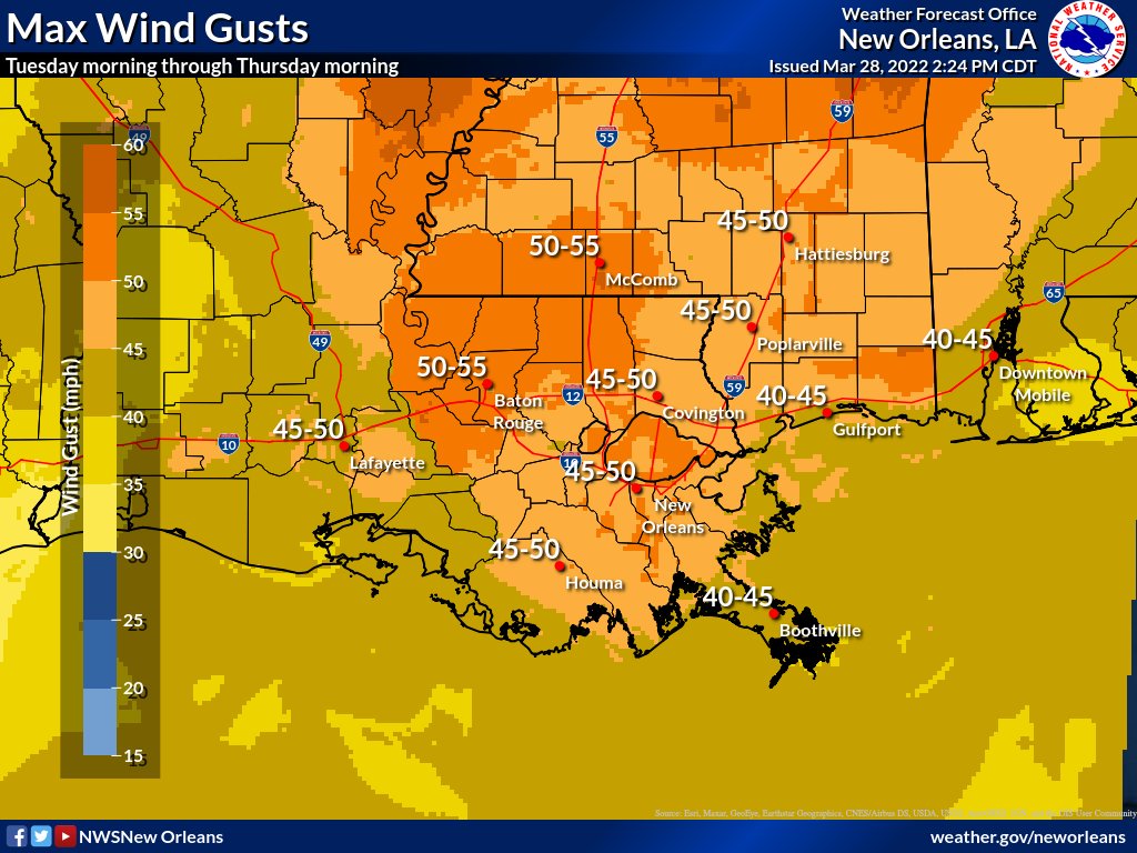 NWS New Orleans tweet media