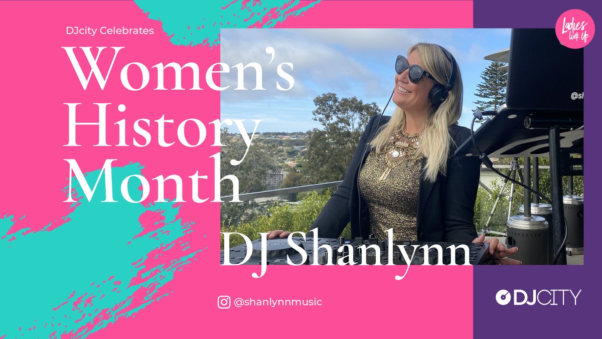 DJcity's tweet photo. In honor of #WomensHistoryMonth, we are showing love to some talented DJs from around the country. Today we feature #DJShanlynn.

#LADIESLINKUP https://t.co/2kDPlPIwuK