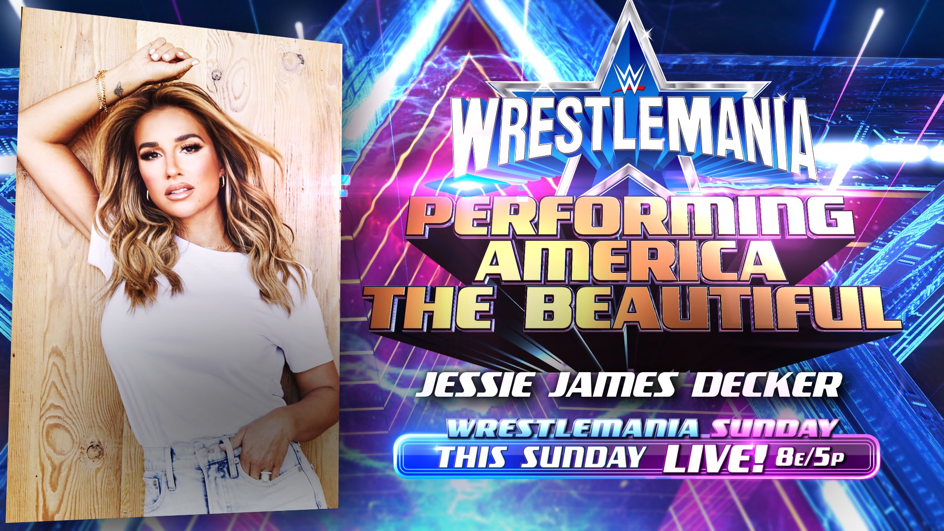 WWE on Twitter "RT JessieJDecker Always an honor to sing America the