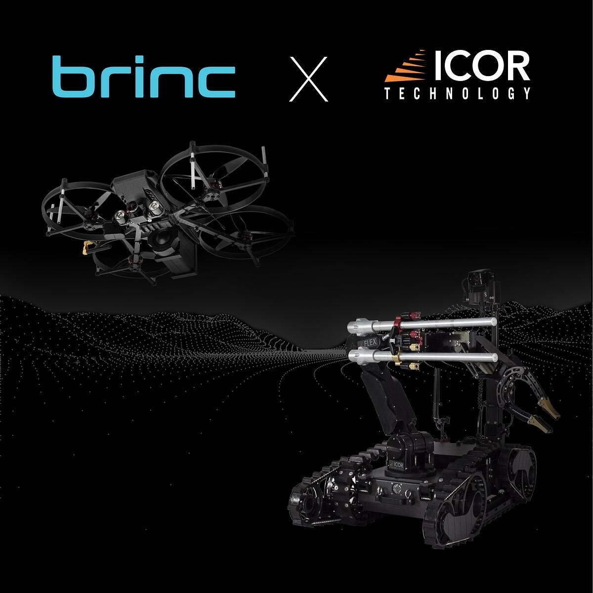 ICORTechnology's tweet image. ICOR Technology and @BrincDrones Partner on Air/Ground Robot Integration for First Responders

Read the full story - hubs.li/Q016S0-v0

----⁠

#caliberrobot #eod #ied #bombdisposal #bombdisposalrobot #bombrobot #bombsquad #police #policerobot #robot⁠ #brinc #txpsrobots