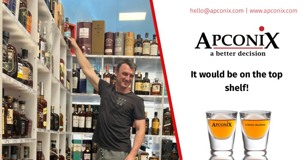 Richard Knight selecting the whiskey to give away at Booth 2028! Tells us the story behind whiskey and hERG (it's here 😀bit.ly/ApconiXWhiskey) and claim your free whiskey shot glass and a chance to win a bottle of whiskey #2022sot #DrugDiscovery