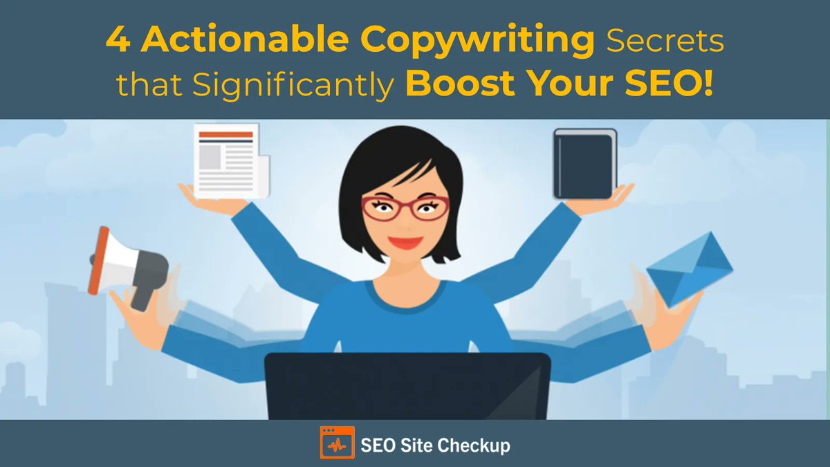Are you searching for #copywritingsecrets that significantly boost your #SEO? 

Worry not…

Read this article to learn how to combine SEO and copywriting to significantly boost your website’s engagement rate and its #searchengine ranking. 
Click here: buff.ly/3tGgX4o