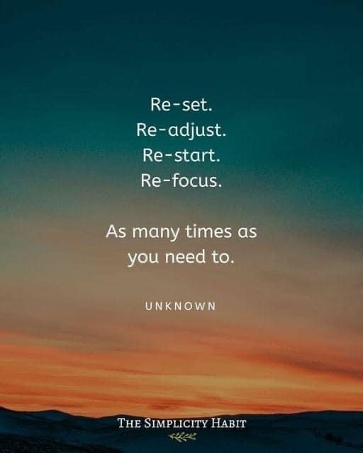 It is okay, and honestly recommended, to take a moment and refocus your intentions. Taking a step back and resetting your intentions, give you the opportunity to take a breath and refresh. You got this! #UKNonprofit #UKCharity #MentalHealthAwareness #UKMentalHealth