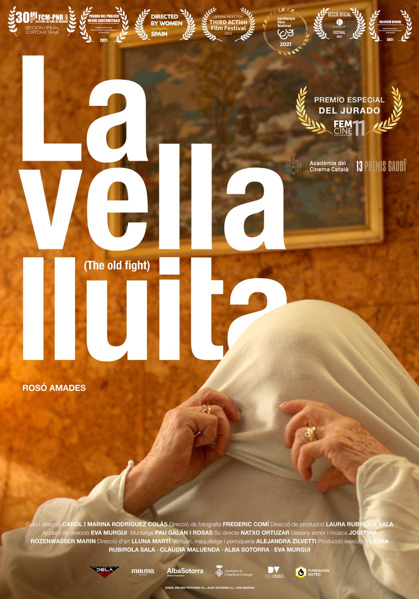 The directors Carol and Marina Rodríguez Colás present their short film "La vella lluita" tomorrow at 6:00pm at La Nacional. This moving story, nominated for the XIII Premis Gaudí, examines loneliness in the elderly. Don't miss the screening and presentation with free entry!