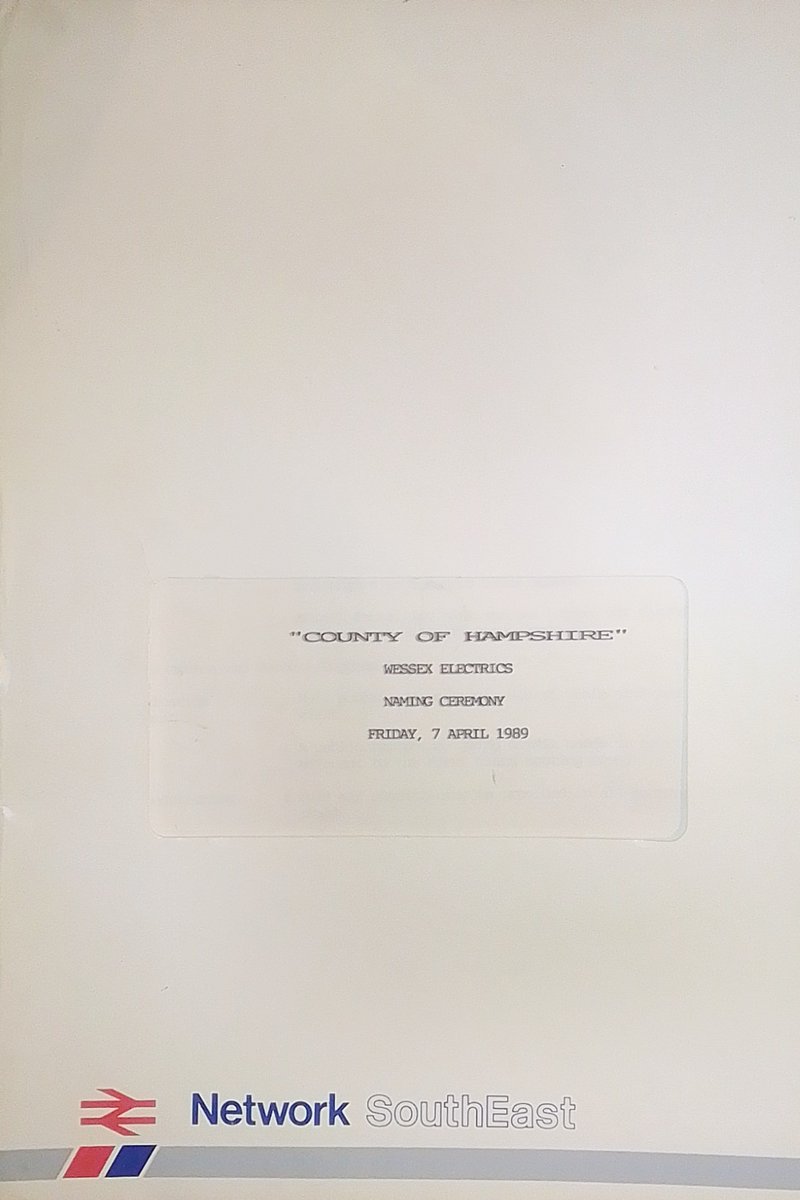 AMuddypaws's tweet image. John Evans was my dad's friend, and took photos for the Echo, so was invited along for the press tour.  Knowing that I liked trains he kindly gave me his press pack!
#NSE #WessexElectrics #class442