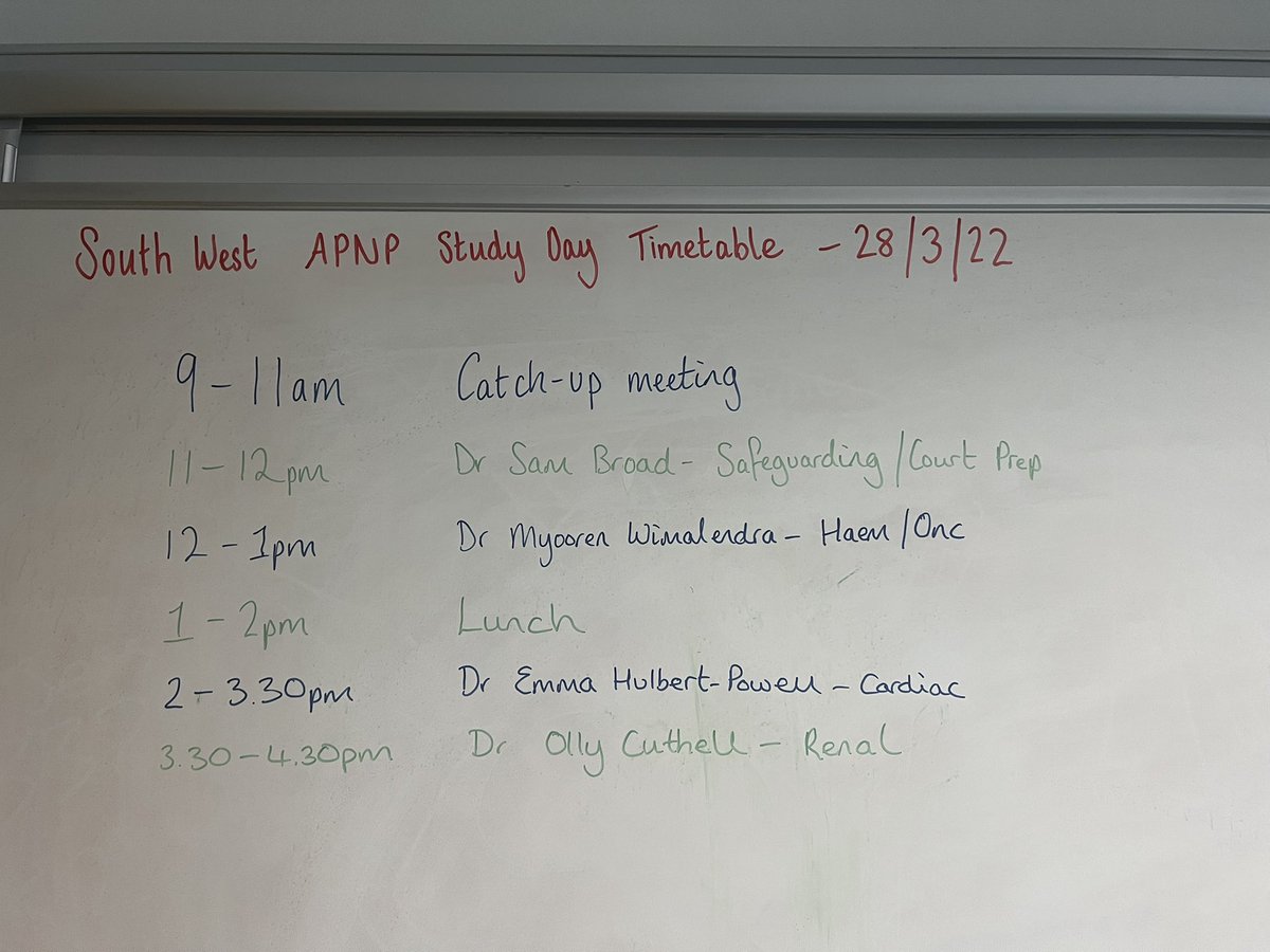 SouthWestAPNP's tweet photo. Today we held the first SWAPNP education day at @UHP_NHS Starting with a networking meeting and followed by our wonderful consultant colleagues teaching us about their speciality’s. @RCPCHtweets @NHS_HealthEdEng @BeverleyHarden @theRCN @OakesKatie https://t.co/gT58sybdWv