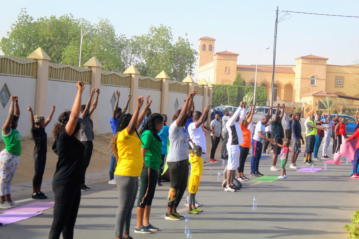SportChad's tweet photo. #Mercato_Footing du samedi 26 mars 22
Endurance, Cardio, relaxation😊
@UnhcrTchad @iomchad @UA_Tchad https://t.co/RGMW8myEGp