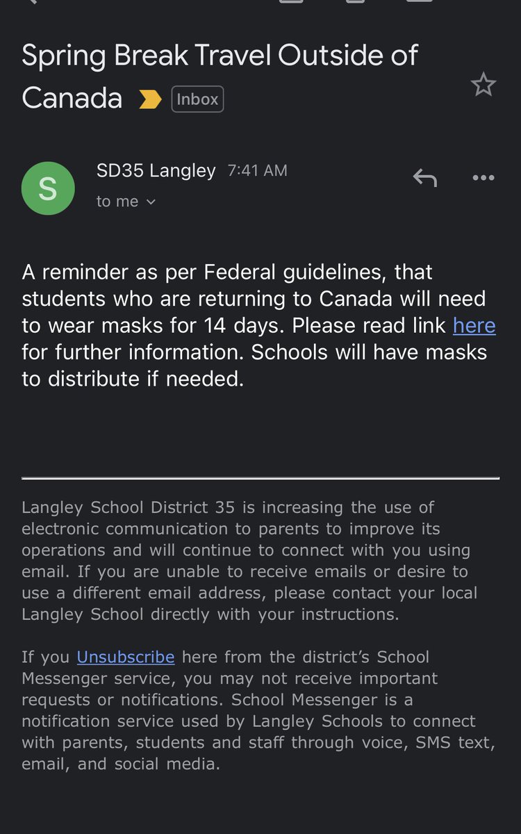 Krista22H's tweet photo. @BCschoolCovid SD35, Langley, sent this… https://t.co/HW4zZzFvGF