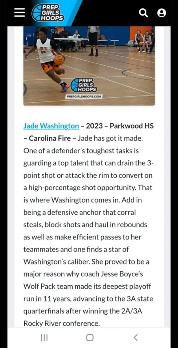 ** LATE POST **
Lady Fire <a href="/LBI/">thepantheon.eth</a> March Madness MVP

2023 G <a href="/AllstarJade5/">Jade Washington</a> 

In 3 games Jade led  w/ 12.7p shooting 50% (5-10) from 3pt line also pulled down 3.7 reb &amp; avg 2.7 steals for tournament.

See <a href="/AllstarJade5/">Jade Washington</a> &amp; Lady 🔥 this weekend <a href="/Phenom_Hoops/">Phenom Hoop Report</a> Lady Rumble
