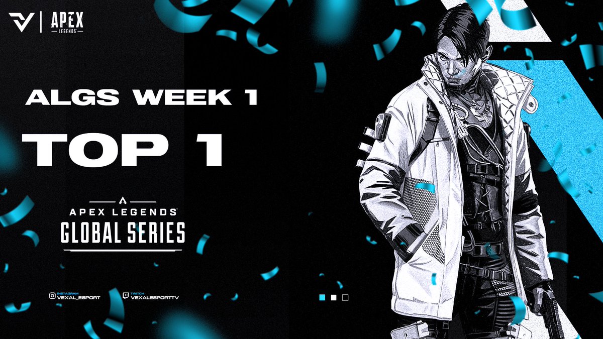APEX LEGENDS🔵⚫️

#ALGS Qualifiers #1 🏆 

On la fait ! Notre monster trio remporte la finale de ce premier week-end de qualifications aux #ALGS ! 🥇

Toutes l'équipe Vexal est fiers de vous !❤️

- <a href="/ImReaperrrrr/">Reaperrr</a> 
- <a href="/th0rfinnnnn/">th0rfinnnnn</a> 
- <a href="/7SaVast/">7SaVast</a> 

#VexalAlwaysReborn