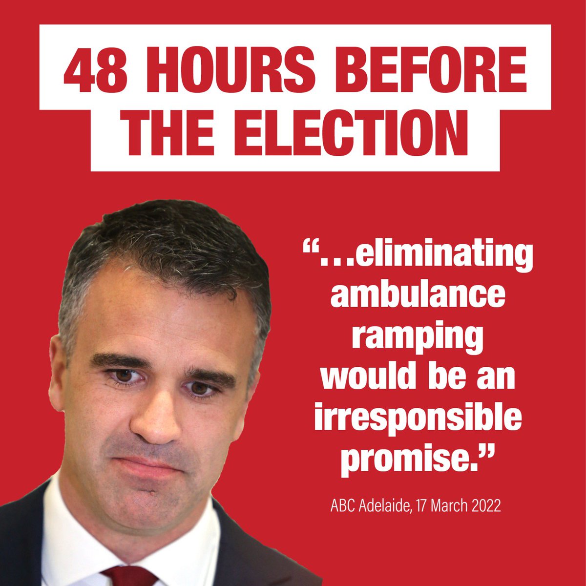 SA Liberal Media (@salibmedia) on Twitter photo Before they vote, every South Australian needs to know that Peter Malinauskas’ campaign has been built on a bogus claim that he himself has exposed today in an interview on national radio. Completely and utterly unworthy to lead South Australia. Before they vote, every South Australian needs to know that Peter Malinauskas’ campaign has been built on a bogus claim that he himself has exposed today in an interview on national radio. Completely and utterly unworthy to lead South Australia.