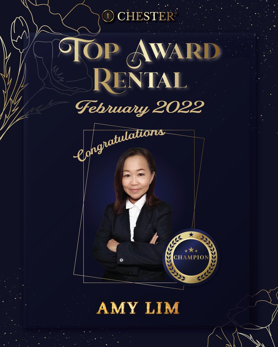 ChesterVenture's tweet photo. 𝐓𝐎𝐏 𝐑𝐄𝐍𝐓𝐀𝐋 𝐈𝐍 𝐅𝐄𝐁𝐑𝐔𝐀𝐑𝐘 𝟐𝟎𝟐𝟐! 
Your perseverance is an inspiration to everyone you meet, and you earned all the rewards coming your way.✨
__
Follow us on our official social medias : 
https://t.co/0u4b8fTiLP
#chester #blackcard #dealking #bulkpurchase https://t.co/NFSCMkHpAD