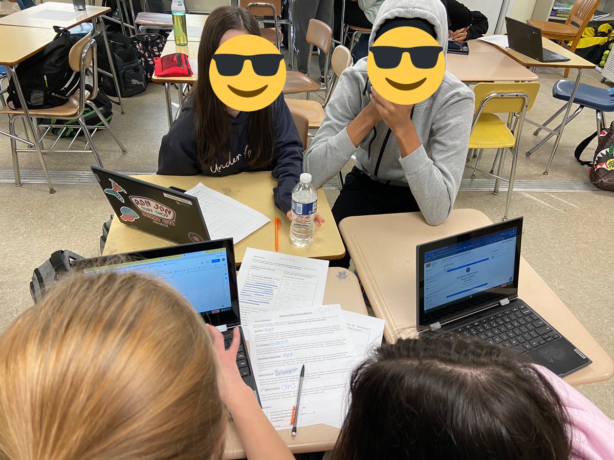 Diving deep with the Mongols as students utilized DBQ sources to create and film a newscast proving their claim!