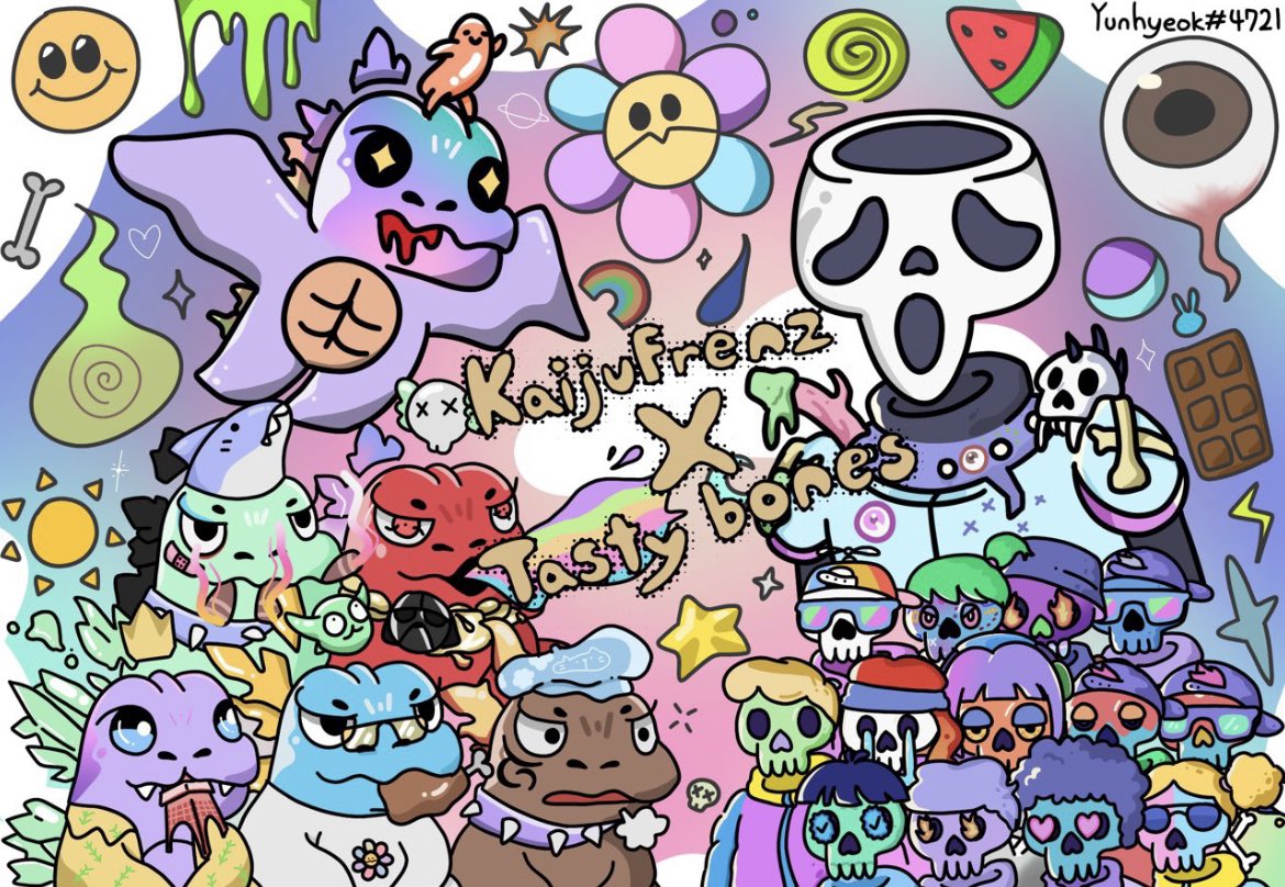 Tasty Bones ☠️ (@tastybonesnft) on Twitter photo 🦖 <a href="/KaijuFrenz/">KaijuFrenz</a> x <a href="/TastyBonesNFT/">Tasty Bones ☠️</a> ☠️
our frens over at KaijuFrenz allocated 5 WL spots for us!
how to enter:
- follow <a href="/KaijuFrenz/">KaijuFrenz</a> and <a href="/TastyBonesNFT/">Tasty Bones ☠️</a>
- like, rt
- ends in 24hrs 🦖 <a href="/KaijuFrenz/">KaijuFrenz</a> x <a href="/TastyBonesNFT/">Tasty Bones ☠️</a> ☠️
our frens over at KaijuFrenz allocated 5 WL spots for us!
how to enter:
- follow <a href="/KaijuFrenz/">KaijuFrenz</a> and <a href="/TastyBonesNFT/">Tasty Bones ☠️</a>
- like, rt
- ends in 24hrs