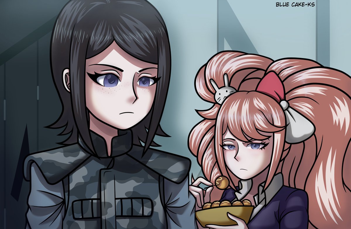 BluecakeK's tweet photo. #danganronpa #mukuro #junko #danganronpafanart #art #ArtistOnTwitter #Redraw https://t.co/7BdCIICgDP