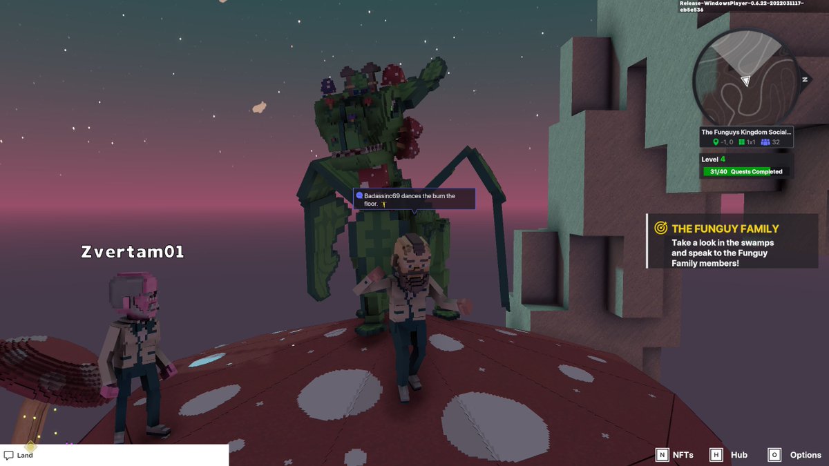 Badassinc69's tweet photo. @TheSandboxGame I just participated in the daily #SandboxAlphaS2Contest for a chance to earn up to 1,000 $SAND! Starting March 15 - Selfie with the mushroom dragon. Check out my screenshot below! 👇 #SandboxAlphaS2 https://t.co/cXWa2N7Puo