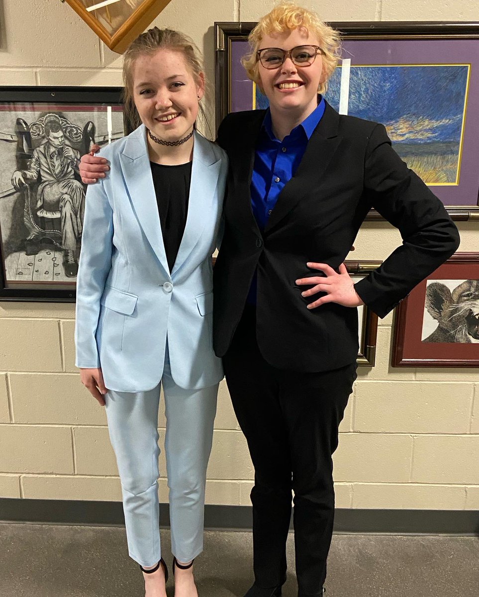 KHSTheatrics's tweet photo. Today was day one of State Speech at KHS and we had a blast hosting Class A and B! We had two students compete (Mackenzie K in Informative and Auggie L in POI) and they both did an awesome job! Auggie Lehn ended up getting 6th place overall in Class A! @ryanhogue24 @JGanz23 https://t.co/Zi8SY84XRe