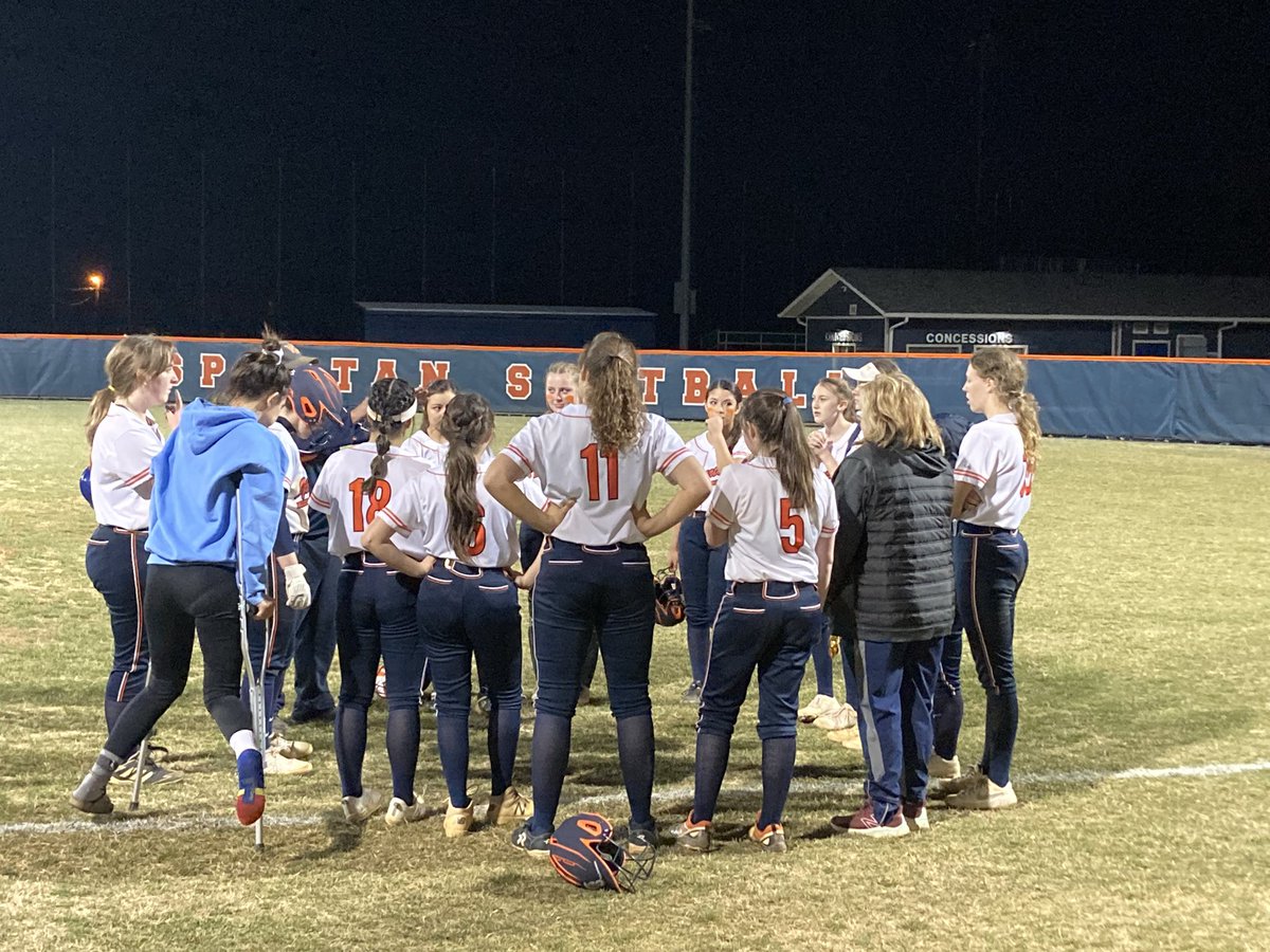 Great job Spartan Softball! 4-3 win over W-L