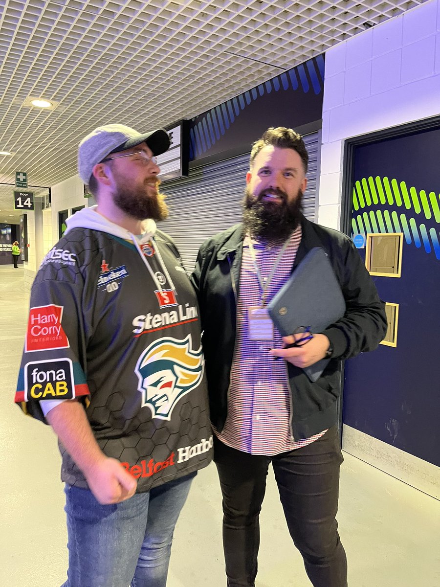 William (@franticnerdgasm) on Twitter photo On a night to remember. I met one of the legends who wasnโt on the ice. Much love <a href="/joelneill/">Joel Neill</a> On a night to remember. I met one of the legends who wasnโt on the ice. Much love <a href="/joelneill/">Joel Neill</a>