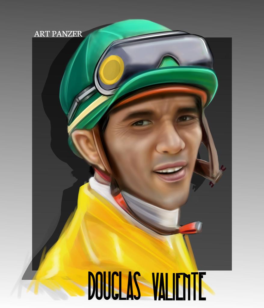 RCoello78's tweet photo. El gran Douglas Valiente,"el jet"de la fusta. 
#artpanzer #artehipico #artedigital #arte #artevenezolano #dvaliente #eljet #jockeyvenezolano #jockey https://t.co/OpiAk9jdsh
