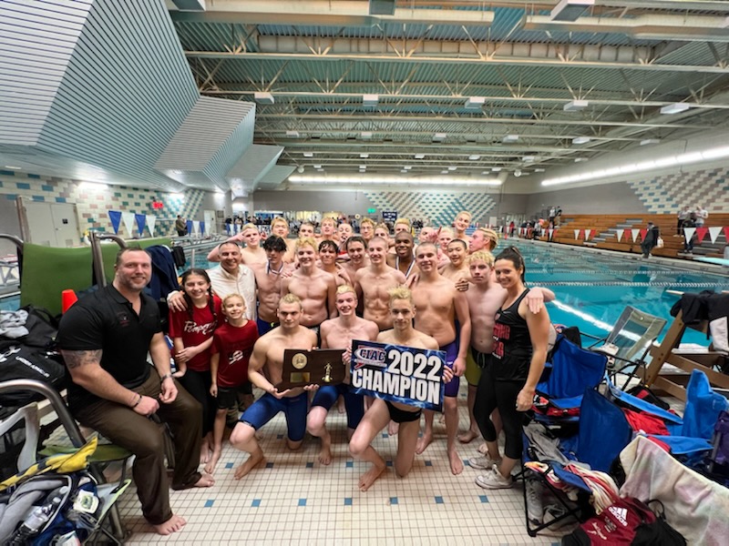 Congratulations to Pomperaug winning its' 18th all-time Boys Swimming Class State Championship. <a href="/Pomperaugsports/">Pomperaug Athletics</a> - Class M champs tonight! #ctswim 

State Open is Saturday!

Class M Full Results: content.ciacsports.com/bswim22m.shtml