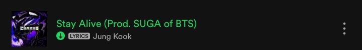 houseofarmybts_'s tweet photo. 📊 | 'Stay Alive' de Jungkook (Prod Suga of BTS) está na playlist Hot Hits Brasil. https://t.co/FGifFRodWx