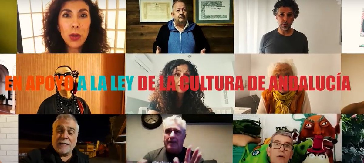 Personalidades y 52 asociaciones del sector de la Cultura, capitaneadas por l@s compañero@s de GECA, han participado en este spot para apoyar la Iniciativa Legislativa por una #LeyAndaluzaDelaCultura que se está tramitando en el <a href="/ParlamentoAnd/">Parlamento Andalucía</a> 
📽🎞 youtu.be/HATKz5_Bc5c
#FEAGC