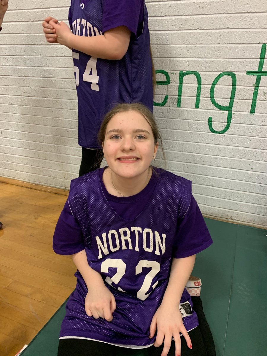 NortonMiddle's tweet photo. Erin got her first basket 😊#NMSLancersLEAD https://t.co/bXrVGYdWIj