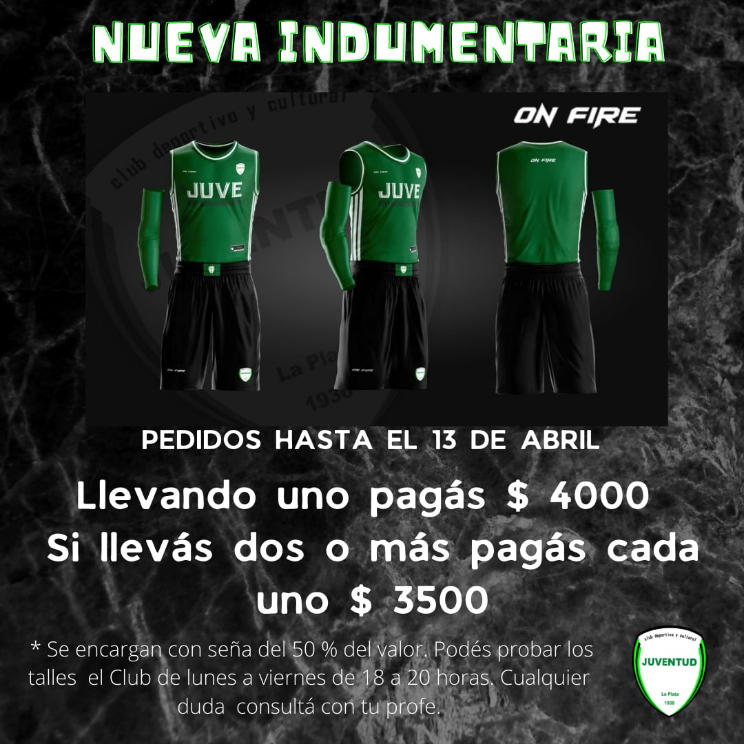 Llegaron los equipos de entrenamiento. Son unisex. Son para todas las disciplinas. Son de tu club. 
Si te querés probar el talle, vas al club de 18 a 20 y elegís el tuyo!